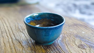 Çin kâsesi. Bir fincan çay. 
