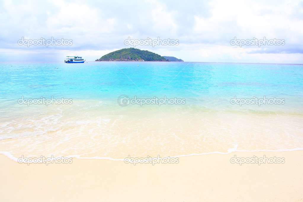Tripical beach similan island