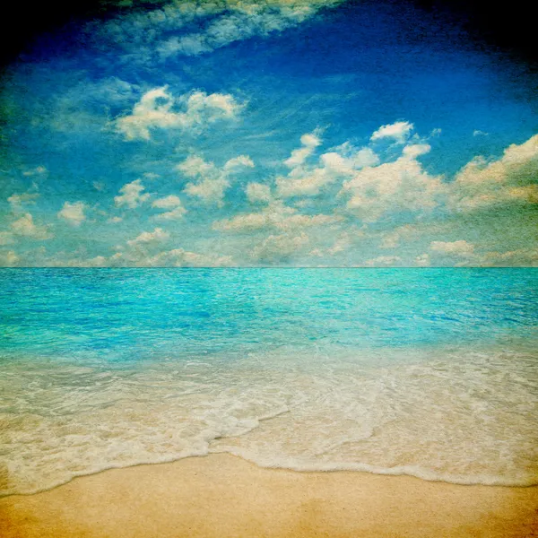 Playa retro — Foto de Stock