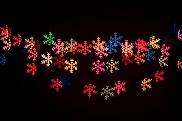 Flocos de neve abstratos — Fotografia de Stock