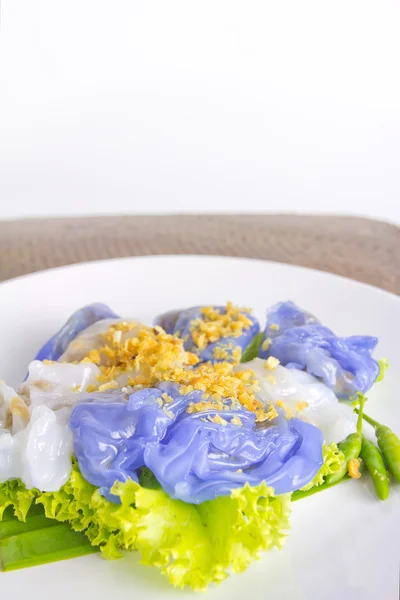 Kokt ris-skin dumplings — Stockfoto