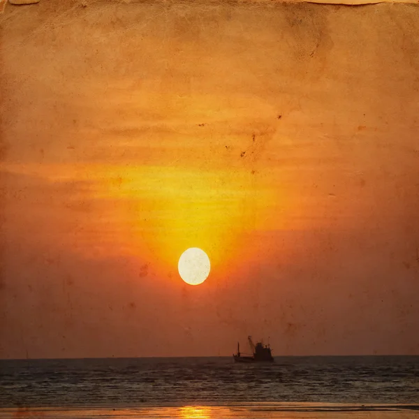 Solnedgång grunge bakgrund — Stockfoto