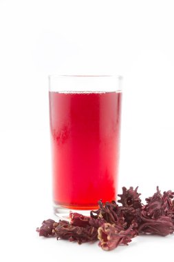 Roselle mocktail içecek 