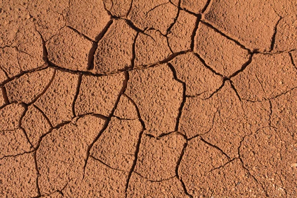 Bodem pauze veroorzaakt door warmte van de zon — Stockfoto