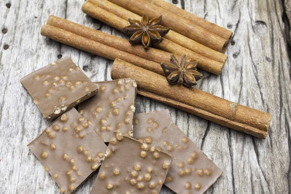 Chocolat avec anice et cannelle — Photo