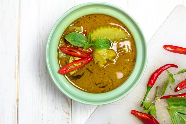 Curry verde, cucina tailandese — Foto Stock