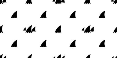 Köpekbalığı yüzgeci desensiz vektör yunus balina karton kaplama karo arka plan Duvar kağıdı hayvan eşarbı karalama deniz karalama tasarımı