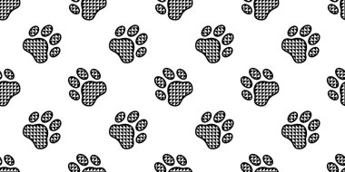 Köpek patisi kusursuz ayak izi üçgeni elmas kedi buldog vektörü yavru köpek karikatür karikatürü izole edilmiş duvar kâğıdı döşeme tasarımı resim tasarımı