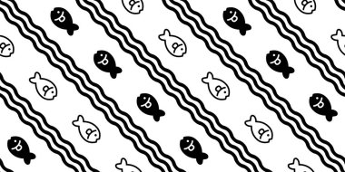 balık desensiz somon balığı vektörü ton balığı karikatür eşarbı yunus balığı dalgası deniz taşı kaplama arka planı duvar kağıdı ambalajı hayvan tasarımı