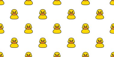 Ördek desensiz tavuk duşlu banyo sabun köpüğü oyuncak vektör eşarp karikatür hayvan fayans duvar kağıdı arka plan çizimi tasarımı
