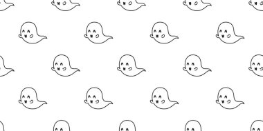 Hayalet desensiz Cadılar Bayramı hayalet vektör eşarbı tecrit edilmiş Duvar kağıdı döşeme arka plan şeytan çizgi film hediye paketi çizim kağıdı çizim tasarımı