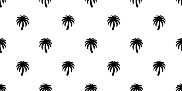 Palm Tree Seamless Pattern Coconut Tree Vector Island Tropical Gift — Vector de stock