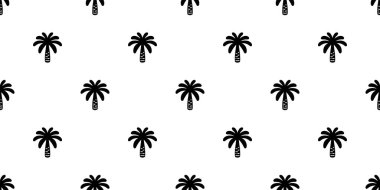 palm tree seamless pattern coconut tree vector island tropical gift wrapping paper beach ocean summer scarf isolated tile background repeat wallpaper cartoon doodle illustration design