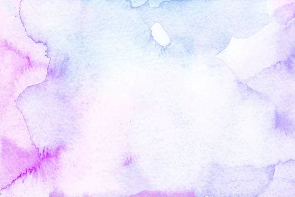 Abstract background texture, soft colors blue, violet white watercolor gradients hand-painted. High resolution ink texture for design. Blank place for text, textures design art work.