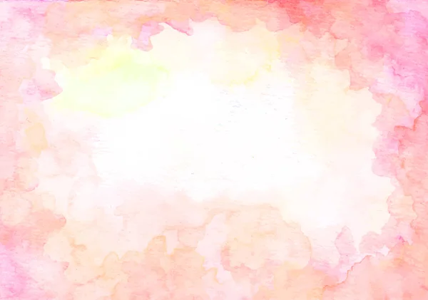 Light Pink Peach Abstract Watercolor Texture Background Design Watercolor Painted — Fotografia de Stock