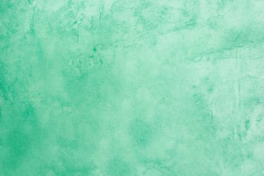 Grunge Turquois, yeşil arka plan. Zeytin yumuşak ve parlak mürekkep dokusu. Modern boya doğal renkler. Pankart şablonu. Yüksek Çözünürlüklü suluboya dokusu. Fırça darbesi. Metin ve tasarım için boşluk kopyala