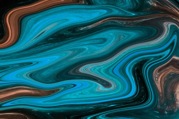 Streszczenie Płyn Sztuka Tło Ciemne Kolorowe Płynny Marmur Obraz Akrylowy — Zdjęcie stockowe