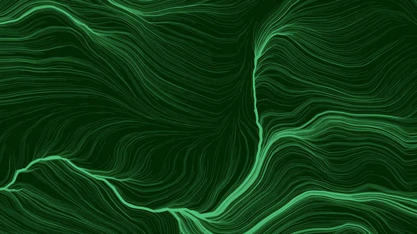 Fundo Conceito Abstrato Verde Escuro Design Arte Digital Fundo Com — Fotografia de Stock