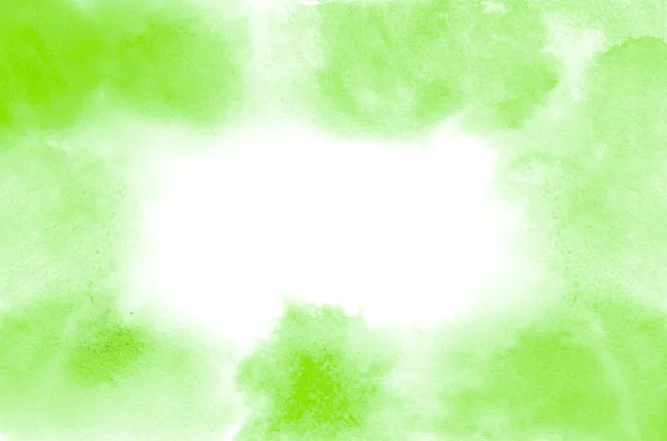 Luz Verde Fundo Textura Aquarela Abstrata Para Design Fundo Pintado — Fotografia de Stock
