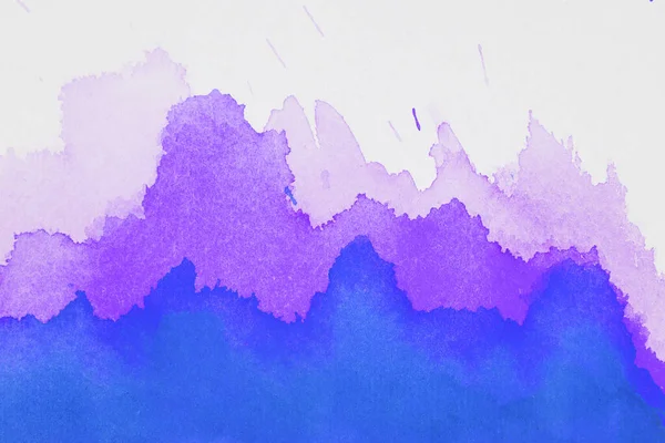 Blue Violet Ink Texture Alcohol Ink Technique Abstract Background Watercolor — ストック写真