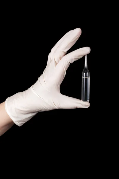 Transparent ampoule — Stock Photo, Image