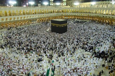 Mescid-i haram içinde Müslüman
