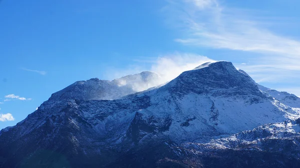 モンスニ峠で雪化粧 — ストック写真