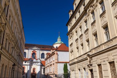 Mala Strana, Prag, Çekoslovakya 'daki Güzel Mimarlık.