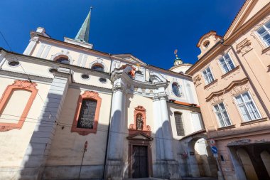 Mala Strana, Prag, Çekoslovakya 'daki Güzel Mimarlık.