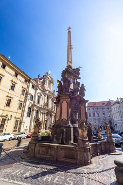 Mala Strana 'daki Kutsal Üçlü Sütun, Prag, Çek.
