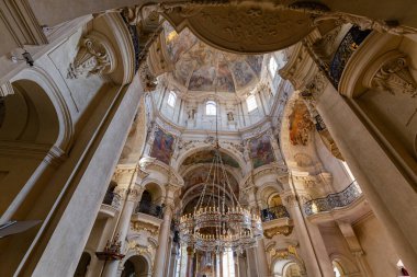 Prag, Çek Cumhuriyeti 'ndeki Aziz Niklas Kilisesi..