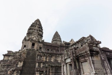 UNESCO miras sitesindeki güzel manzara Angkor Wat, Siem Reap, Kamboçya.
