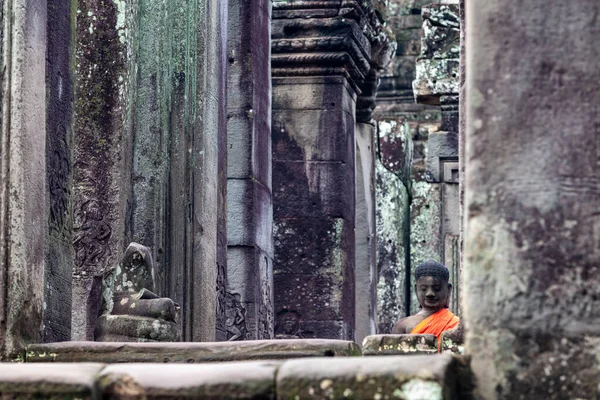 Bayon 'daki Buda Heykeli, Angkor Thom.