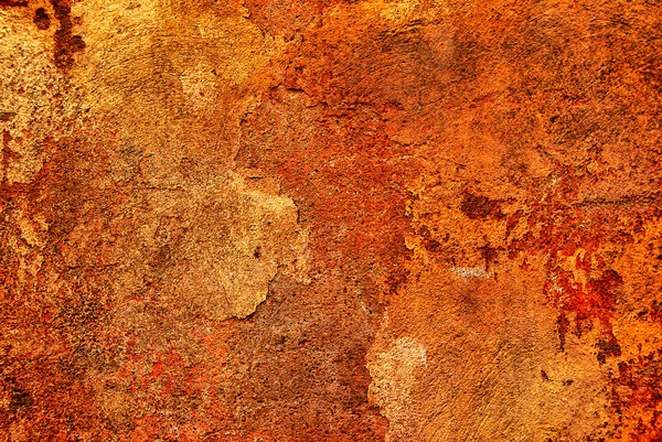 Orange grungy wall background — Stock Photo, Image