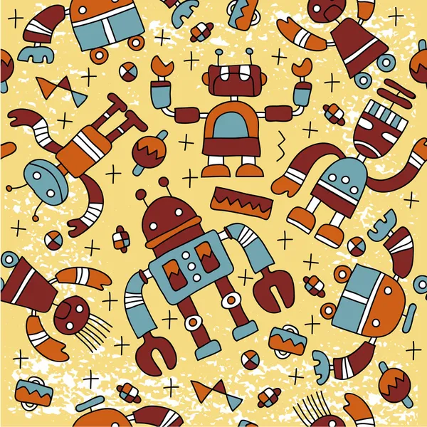 renkli robot ile Seamless Modeli