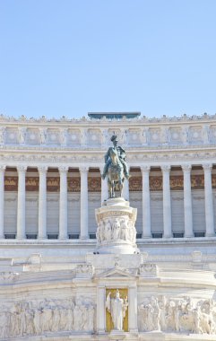 ayrıntı heykel, piazza venezia, rome, İtalya
