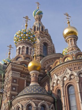 ayrıntı kilisenin Saviour üzerine dökülen kan, st. petersburg, Rusya Federasyonu 