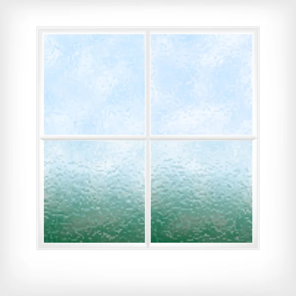 Замороженное стекло — стоковый вектор