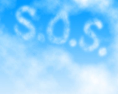 SOS skywrite clipart