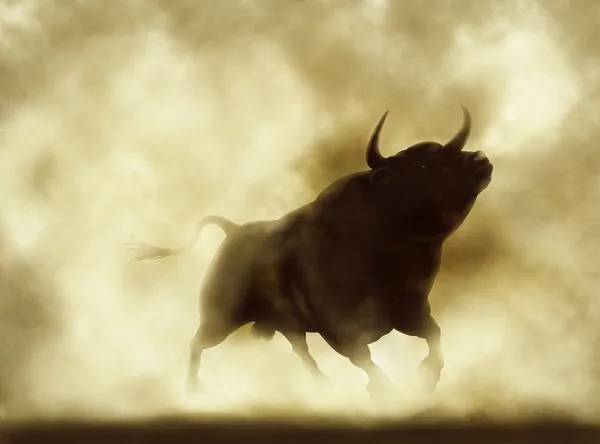 Angry bull — Stock Photo, Image