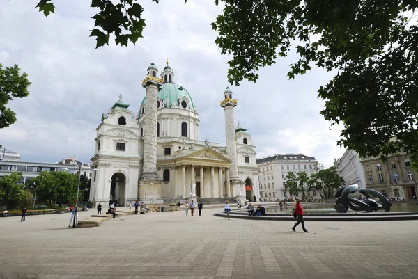 Karlskirche em Viena — Fotografia de Stock