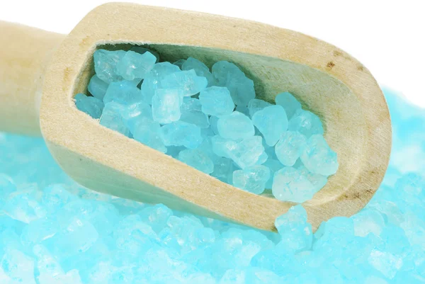 Spon Full Of Bath Salt — Stock Photo, Image
