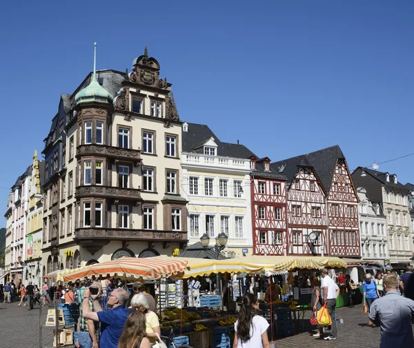 Trier Pazar Meydanı — Stok fotoğraf