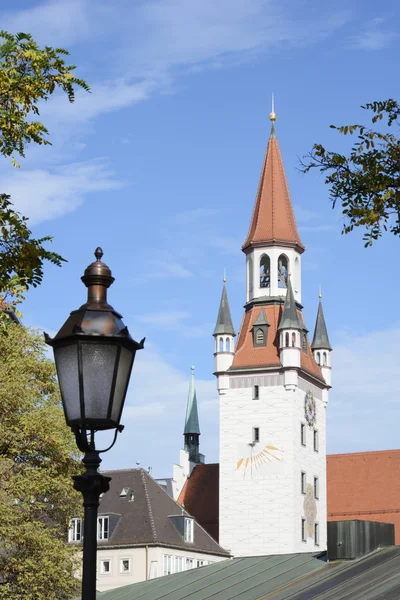 Het oude stadhuis van München — Stockfoto