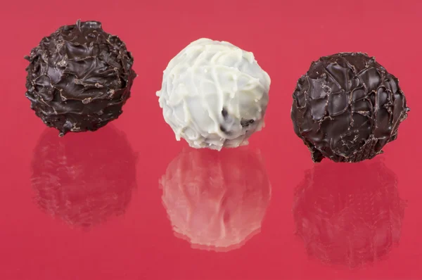 Délicieuses truffes au chocolat — Photo