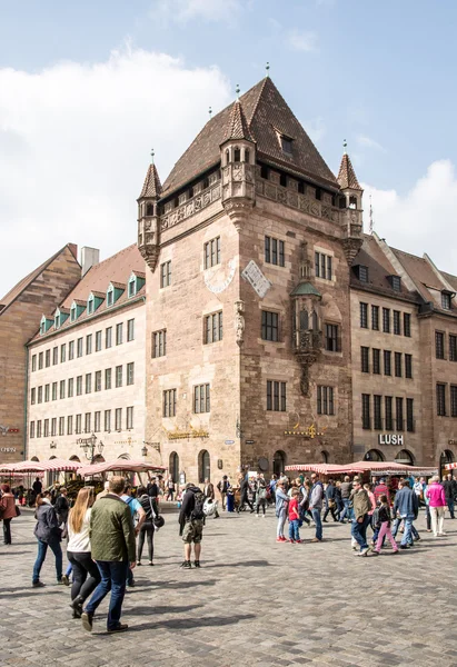 Tourism in Nuremberg — Stock Photo, Image