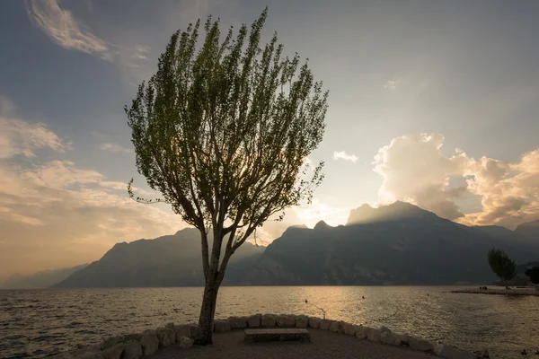 Avond bij Lake Gara — Stockfoto