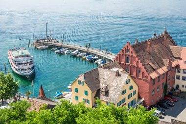 Meersburg, Constance Gölü.