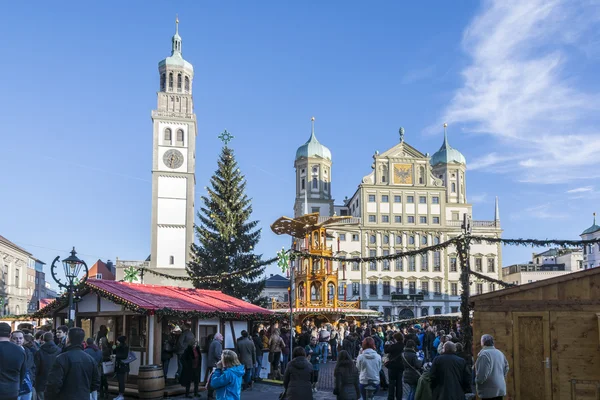 Augsburg Noel pazarı — Stok fotoğraf