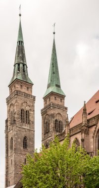 Towers of St. Sebald Church clipart